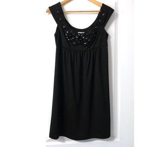 Black Embellished Dress Size 6 Donna Morgan